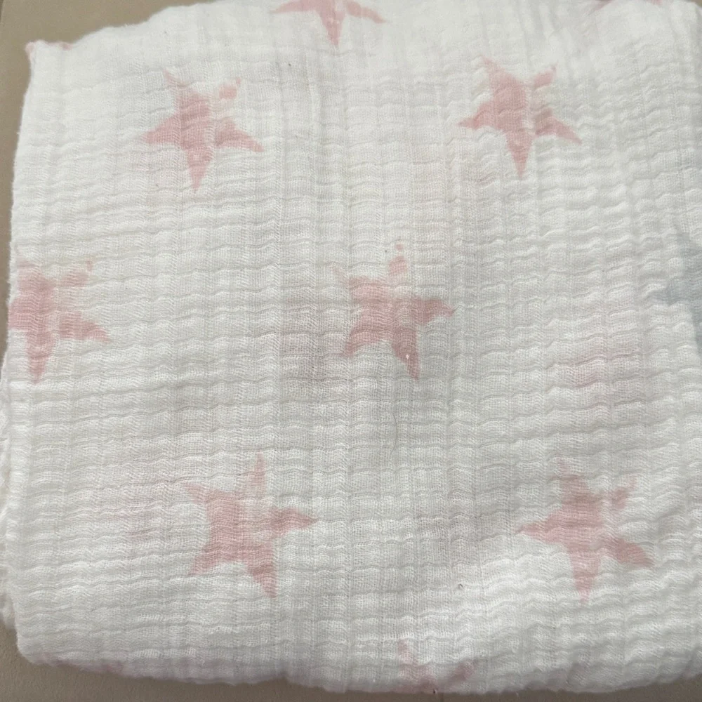Stack of 6 Soft Pink & Pastel crib sheets